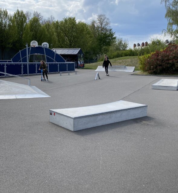 skatepark avec skater