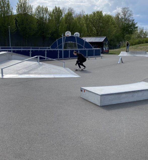 skatepark avec skater