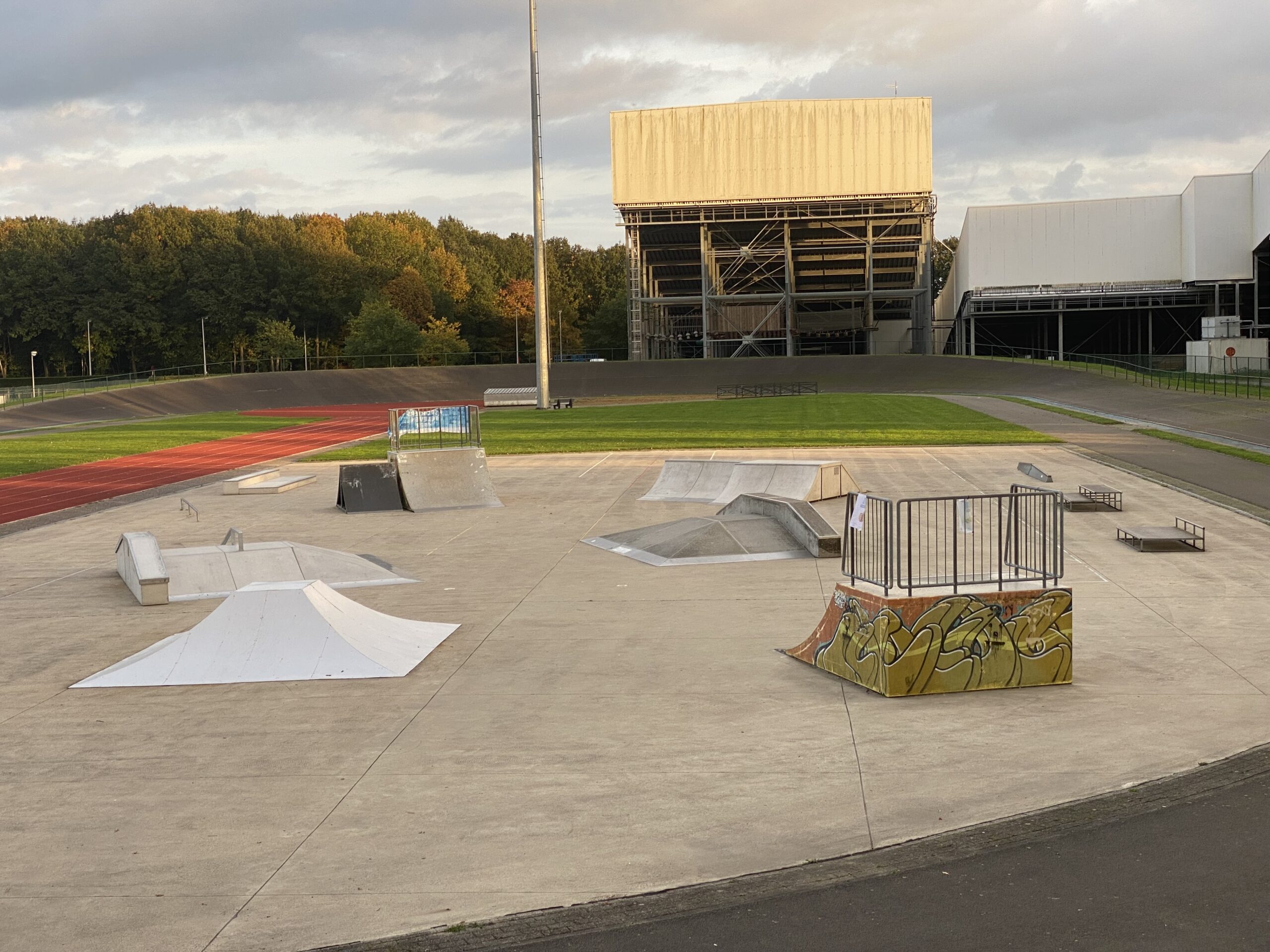 Skatepark uit beton